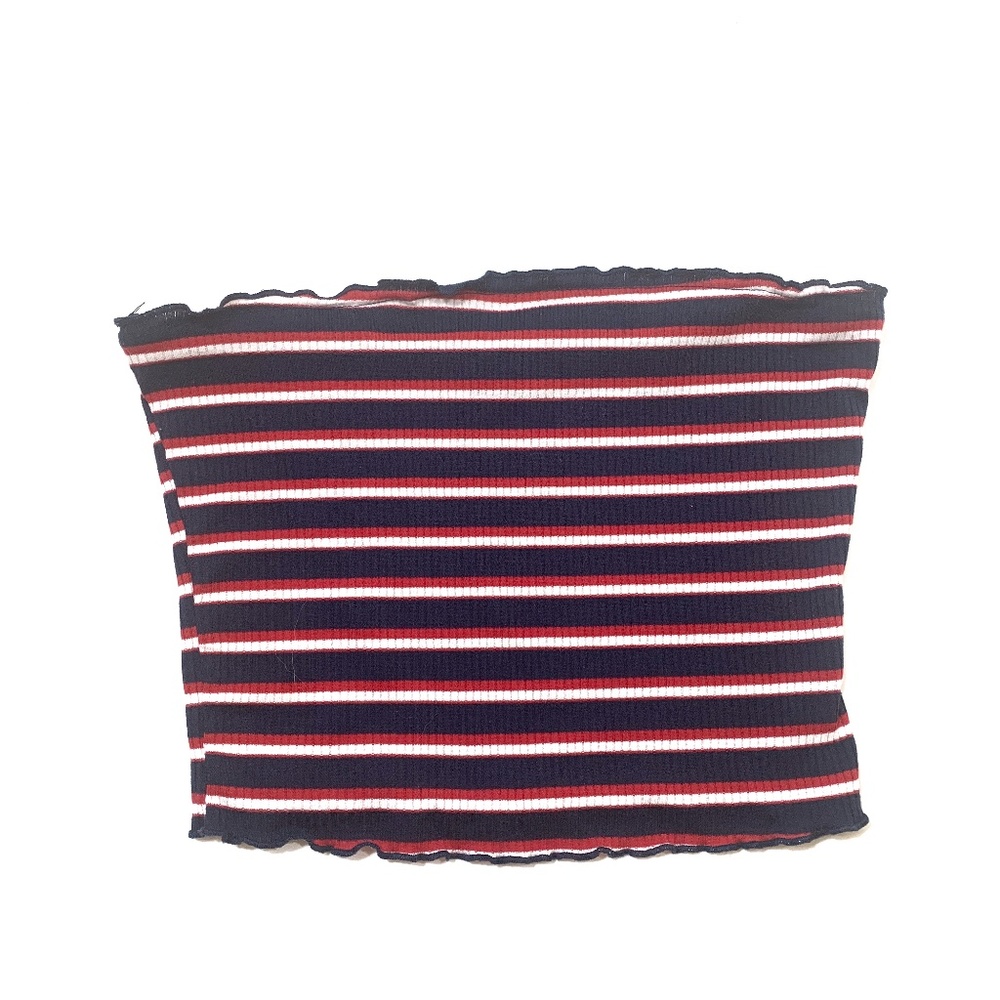 Ambiance Red, White and Blue Tube Top